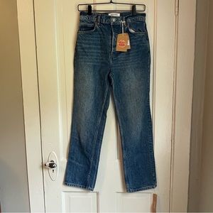 Reformation High Rise Cynthia Straight Leg Jeans
